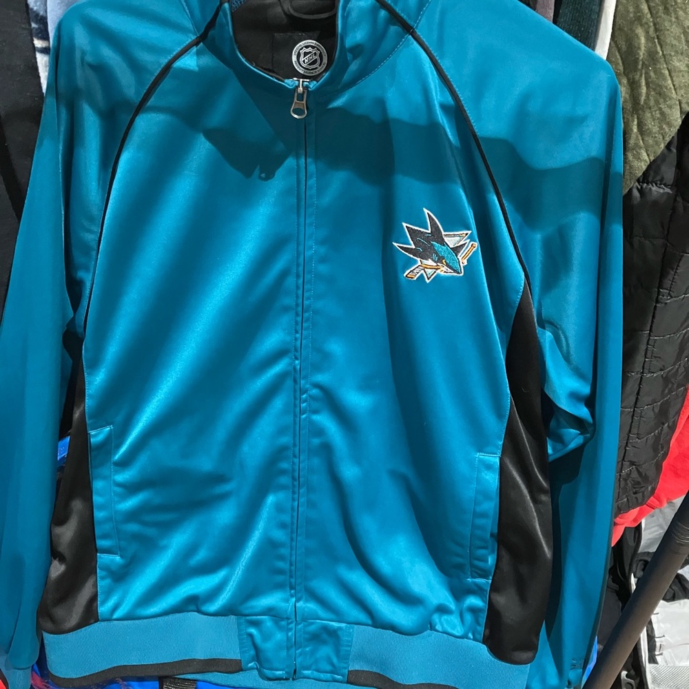 San Jose Sharks NHL Jacket G-III by Carl Banks Size Large